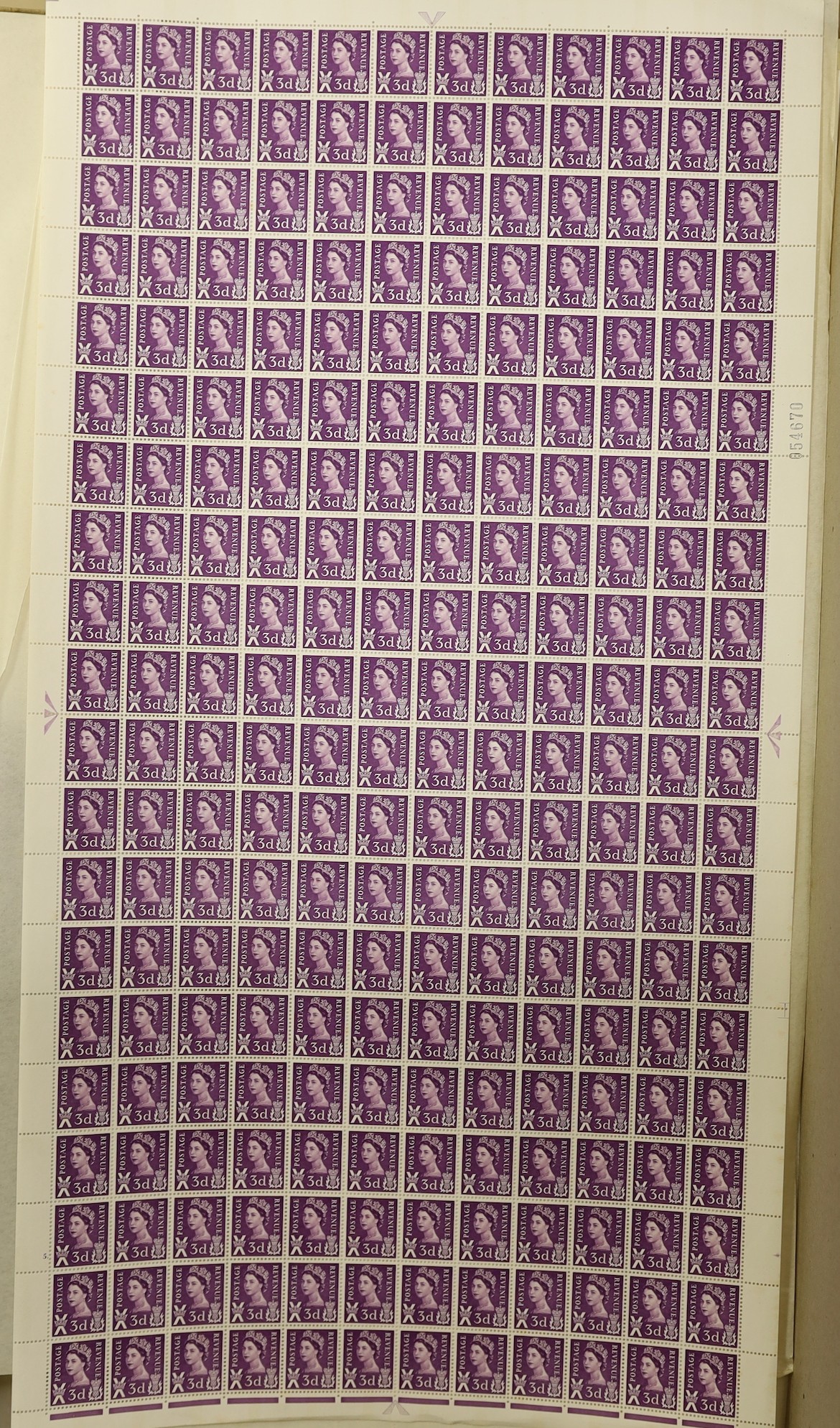 A collection of framed 1980's commemorative stamps, together with full sheets Guernsey, North Ireland and Scotland